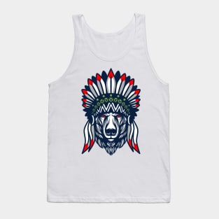 Wolf native american Tank Top